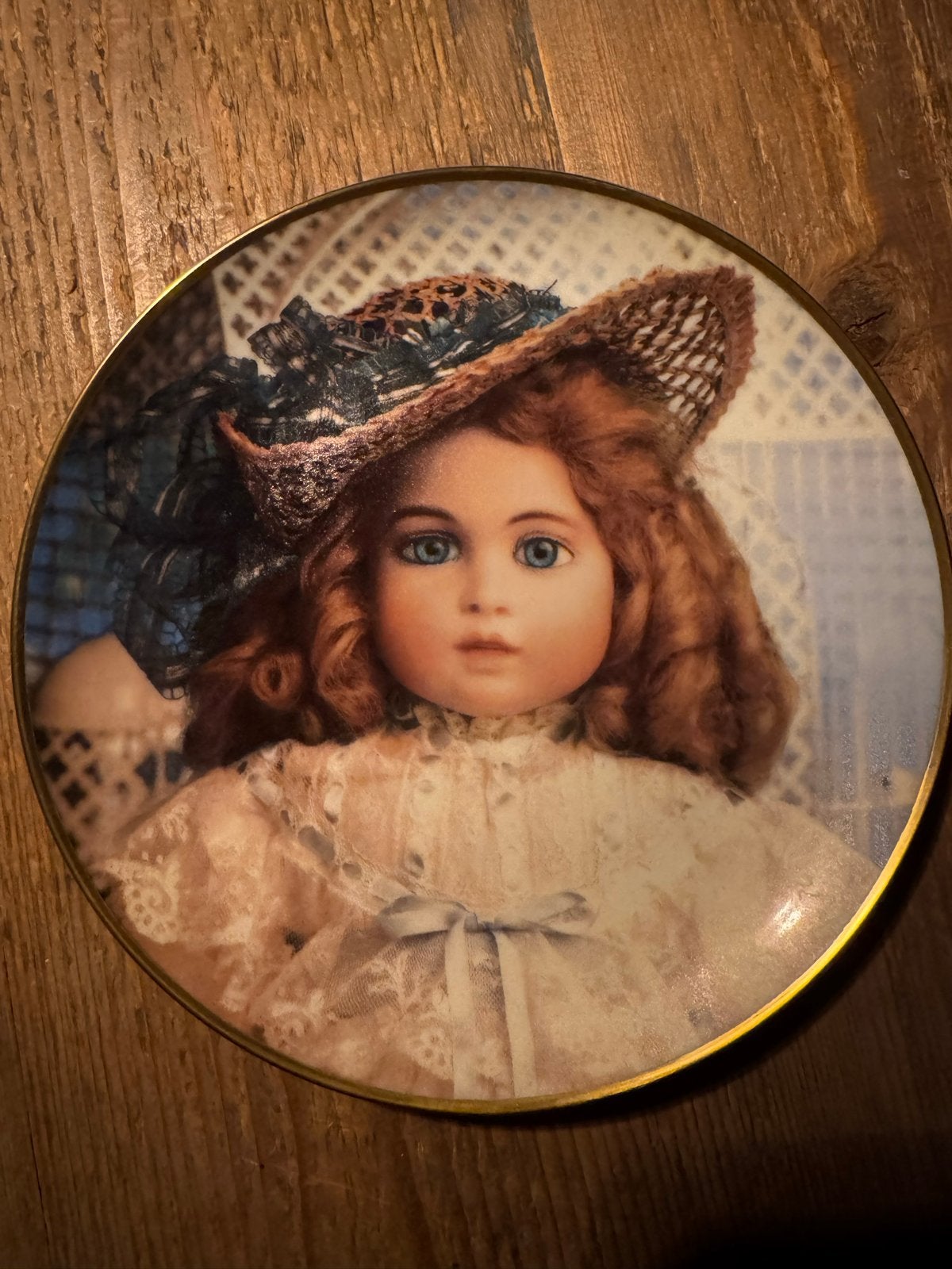 Franklin Mint 'The Antique Doll' Sierbord - Limited Edition, Ophalen of Verzenden