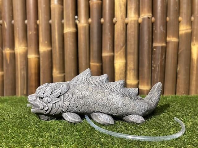 Dragonkoi, Tuin en Terras, Tuinbeelden, Ophalen, Nieuw, Beton, Dierenbeeld