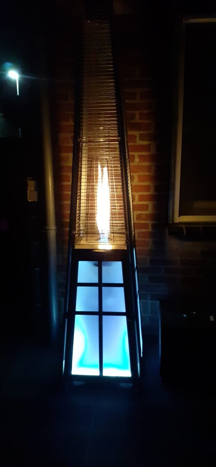 Piramide Terrasverwarmer (RVS), Tuin en Terras, Ophalen, Gebruikt