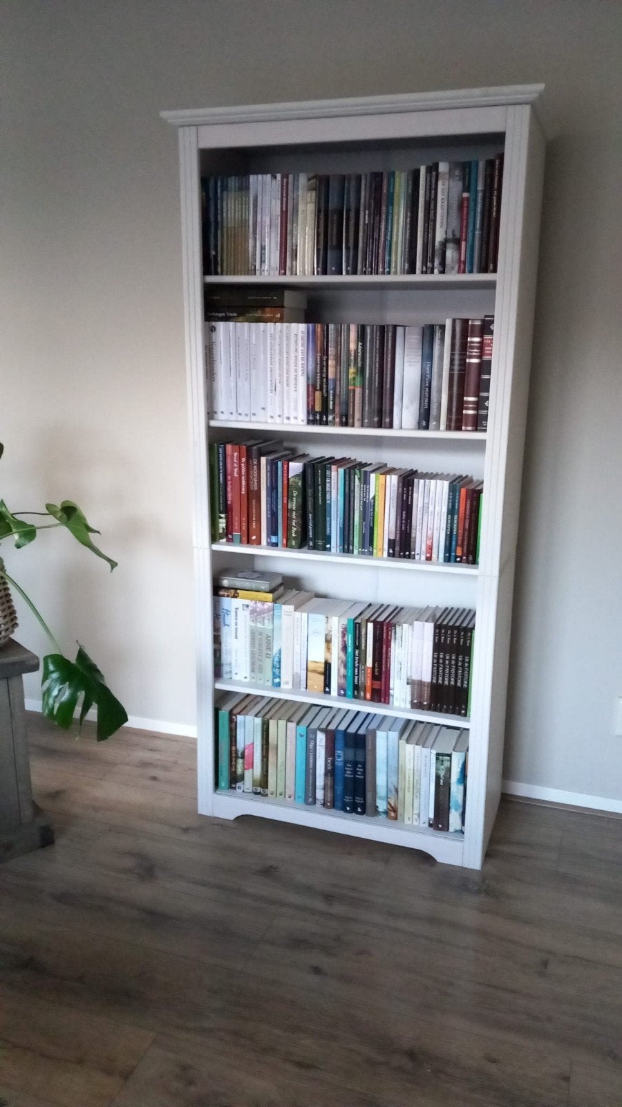 Witte Boekenkast - 77x36x173 cm, Ophalen, Met plank(en), Gebruikt, 50 tot 100 cm