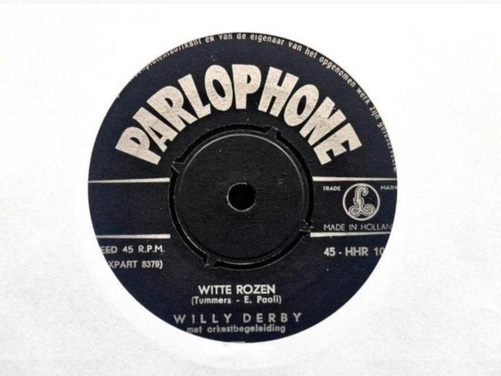 7"/SINGLE  WILLY DERBY - Witte Rozen, Ophalen of Verzenden, Gebruikt, Nederlandstalig