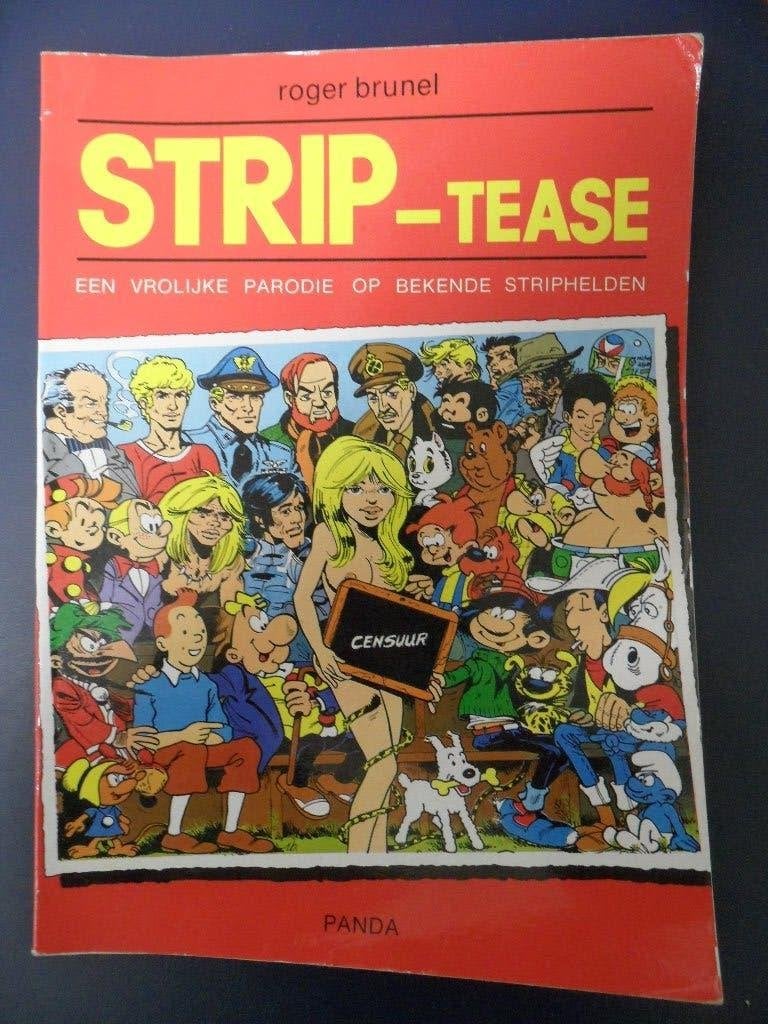 Strip-Tease. Een vrolijke parodie op bekende, Boeken, Stripboeken, Eén stripboek, Ophalen of Verzenden, Gelezen