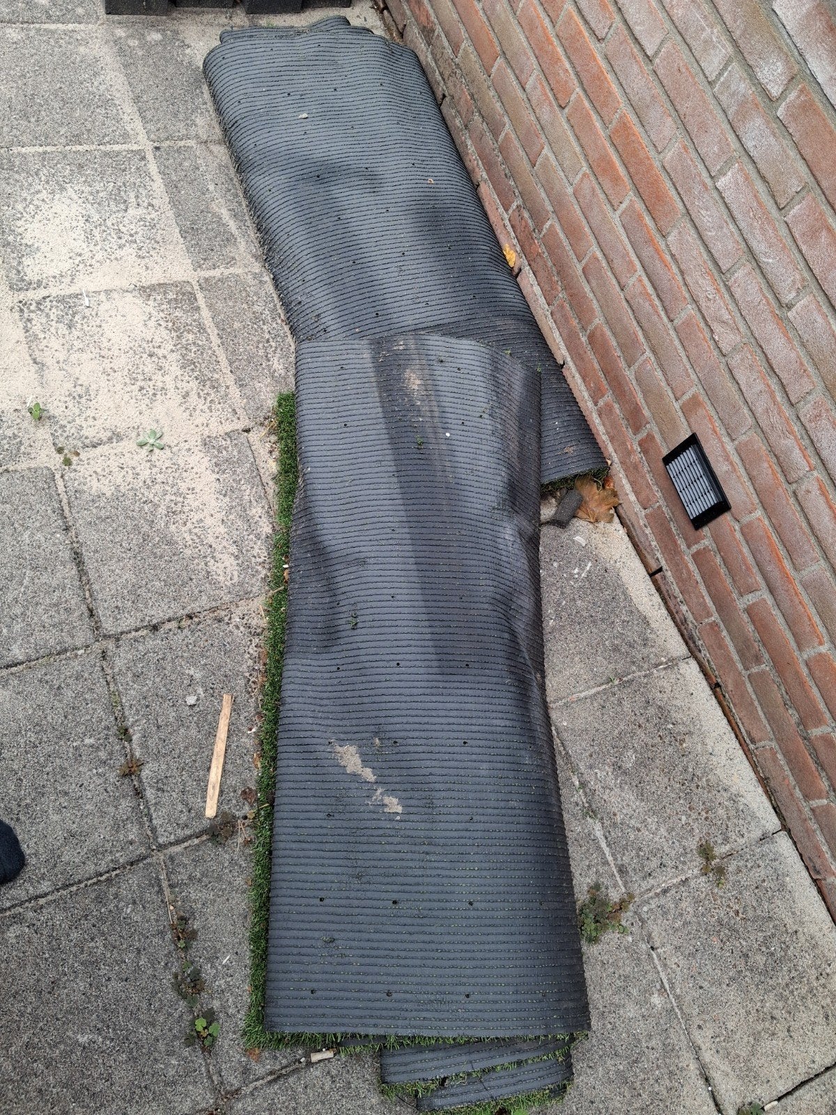 2 kleine rollen kunstgras, Ophalen, Vislijn