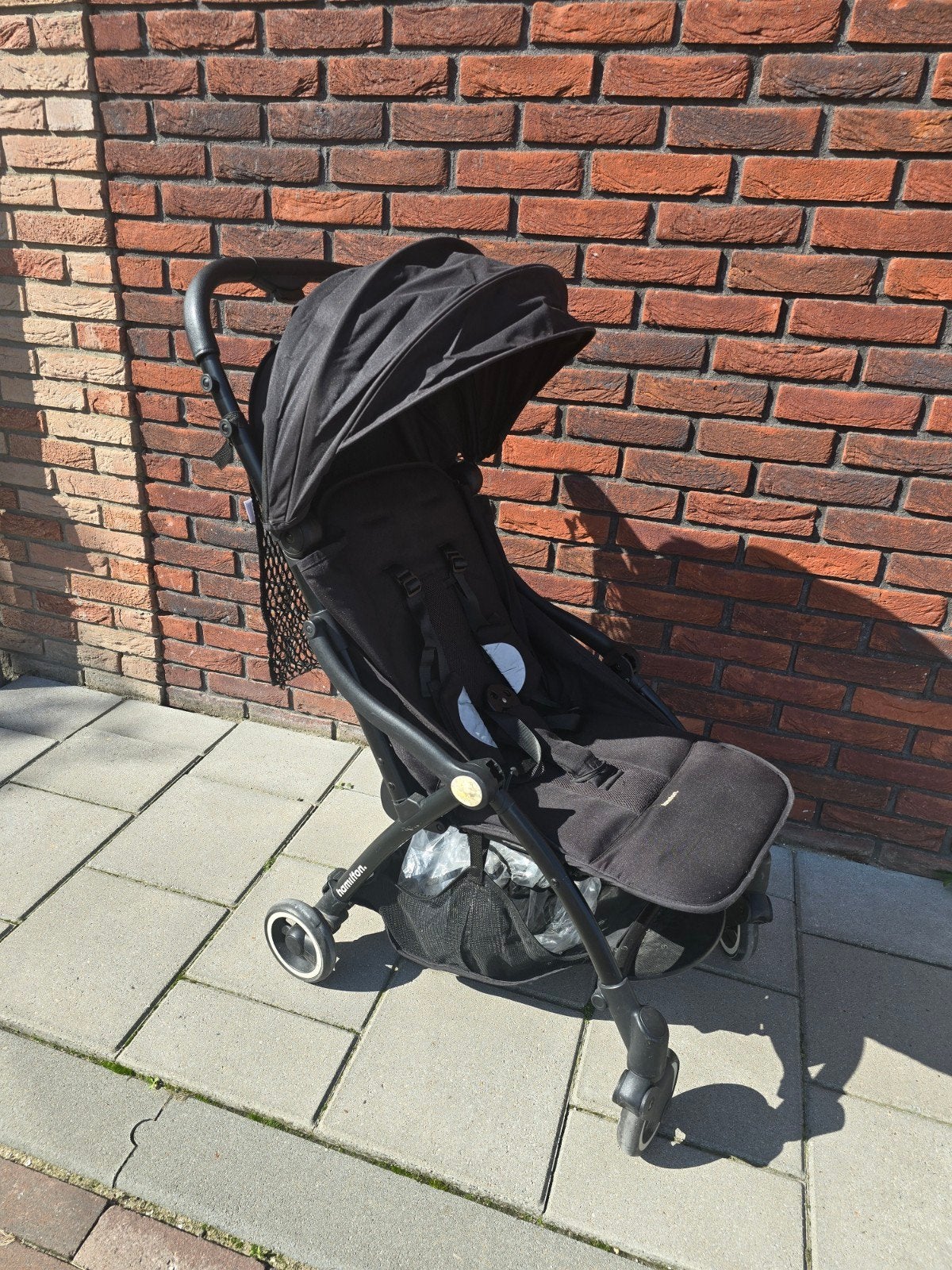 hamilton buggy zwart, Ophalen, Gebruikt, Overige merken, Regenhoes