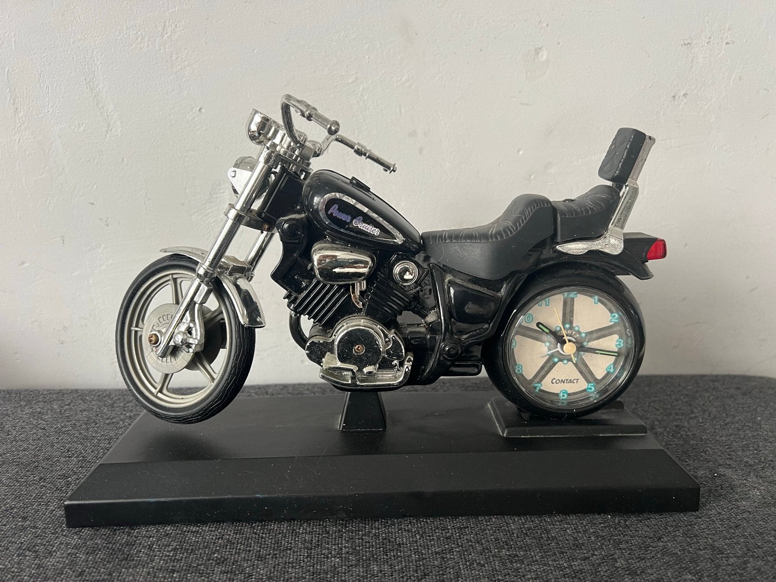 Motorfiets Klokje - Vintage Decoratie, Ophalen of Verzenden