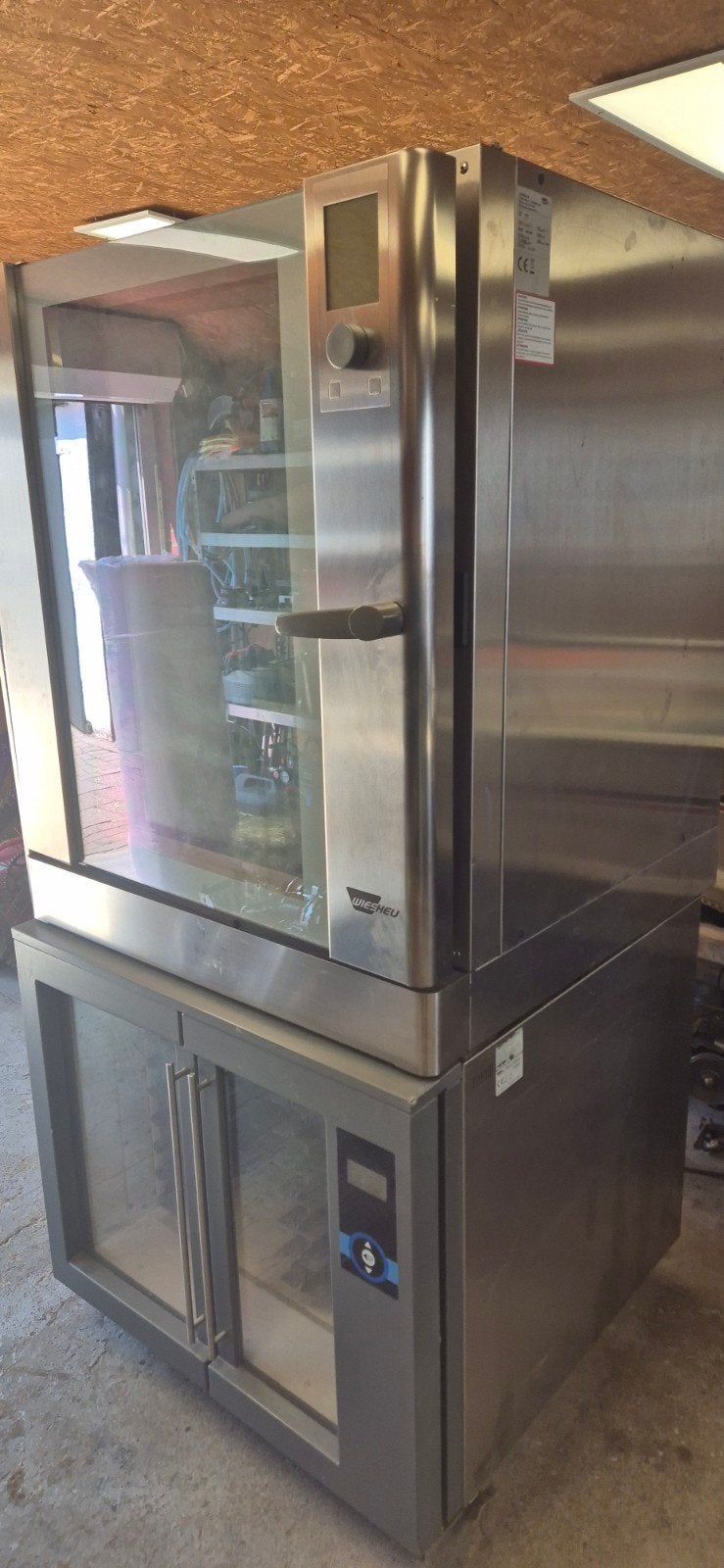 WIESHEU Combisteamer met onderstel - Horeca Oven, Ophalen of Verzenden, Gebruikt