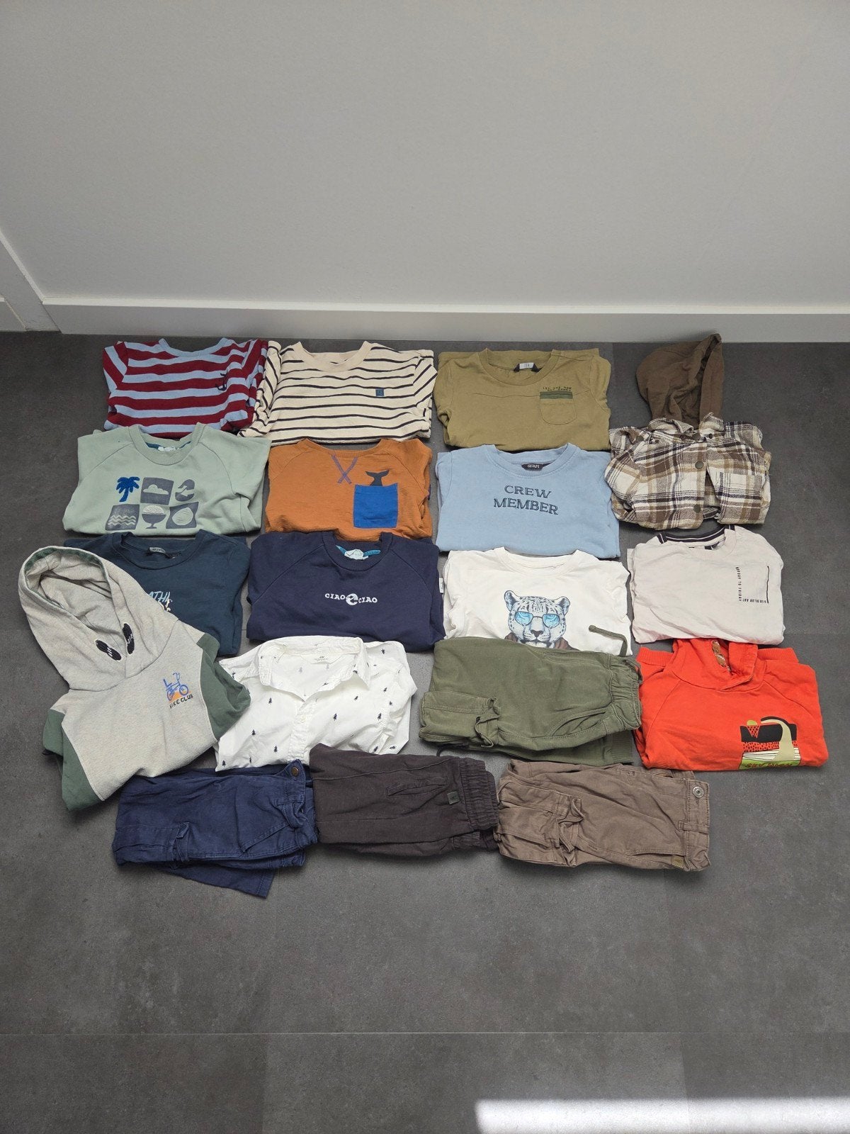 Jongens kledingpakket maat 110 en 110/116, Gebruikt, Ophalen of Verzenden, Setje, LEV, Sturdy, quapi