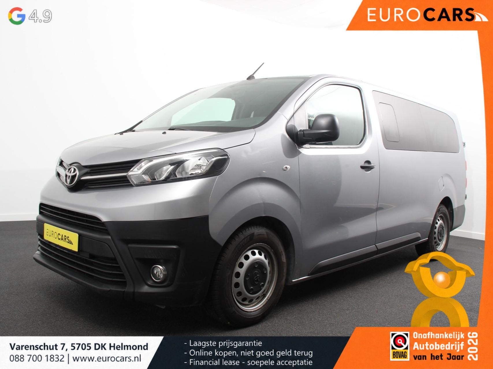 Toyota PROACE Shuttle 1.5 D-4D Cool Comfort Lang 9 Persoons, Auto's, Voorwielaandrijving, Stof, Gebruikt, Euro 6