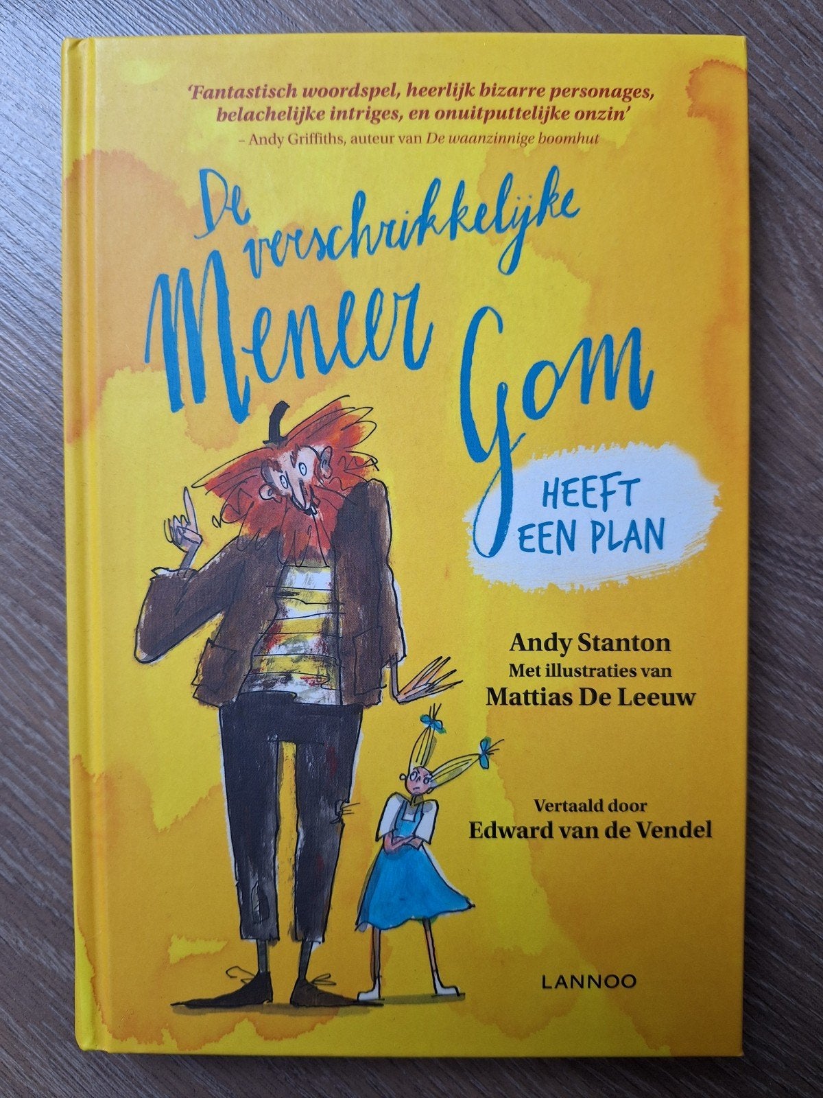 De Verschrikkelijke Meneer Gom Heeft Een Plan - Andy Stanton, Boeken, Ophalen of Verzenden, Nieuw, Andy Stanton, Fictie algemeen
