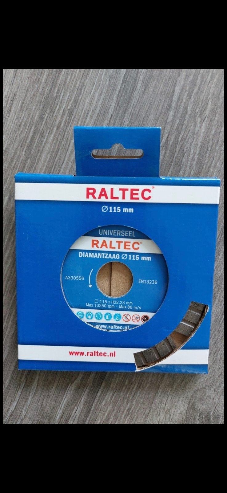 Universele Diamantzaag RALTEC Ø 115 mm, Ophalen of Verzenden, Nieuw, Overige typen, RALTEC