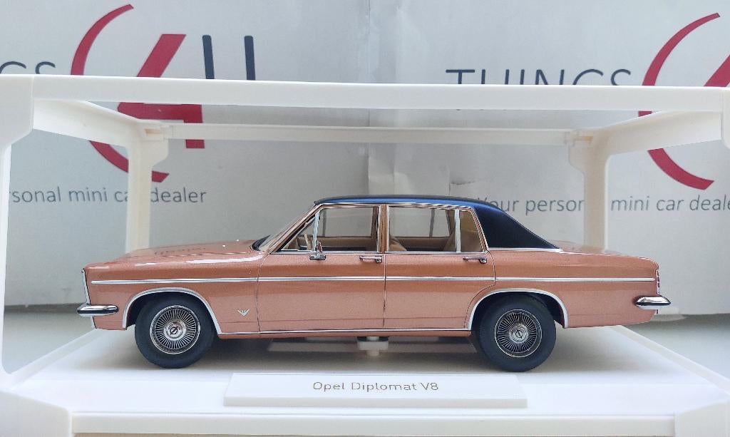 Norev 1:18 Opel Diplomat V8 1969 copper red nieuw, Hobby en Vrije tijd, Ophalen of Verzenden, Nieuw, Auto, Norev