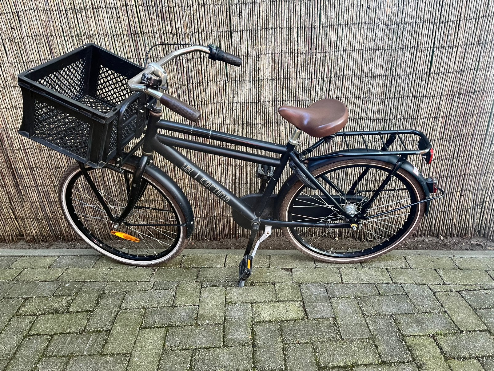 Cortina U4 transportfiets jongensfiets 24inch, Ophalen, Terugtraprem, Versnellingen, Gebruikt