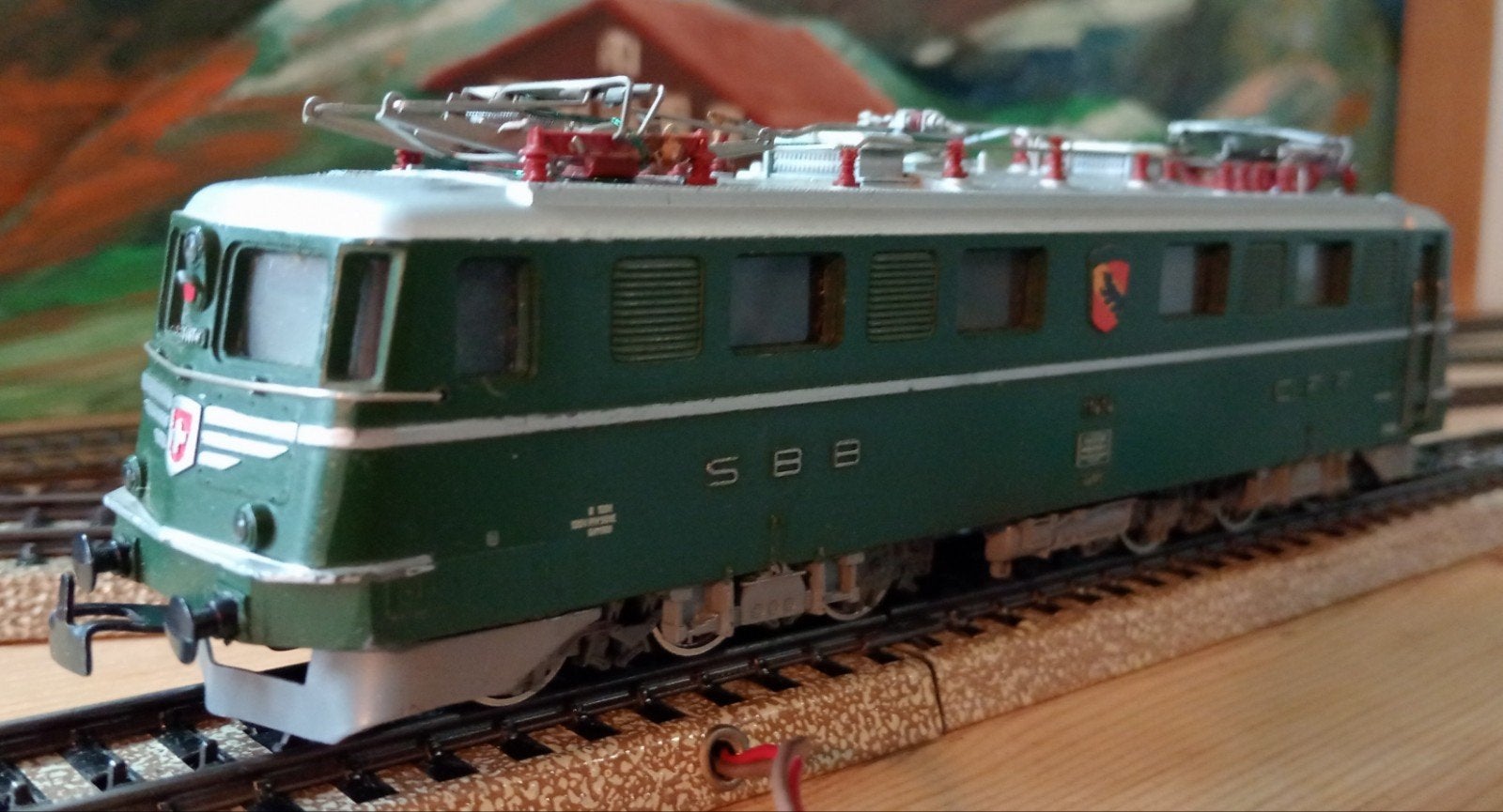 Märklin Zwitserse loc 3050 SBB in goede staat, rijdt soepel., Wisselstroom, Gebruikt, Locomotief, Ophalen of Verzenden