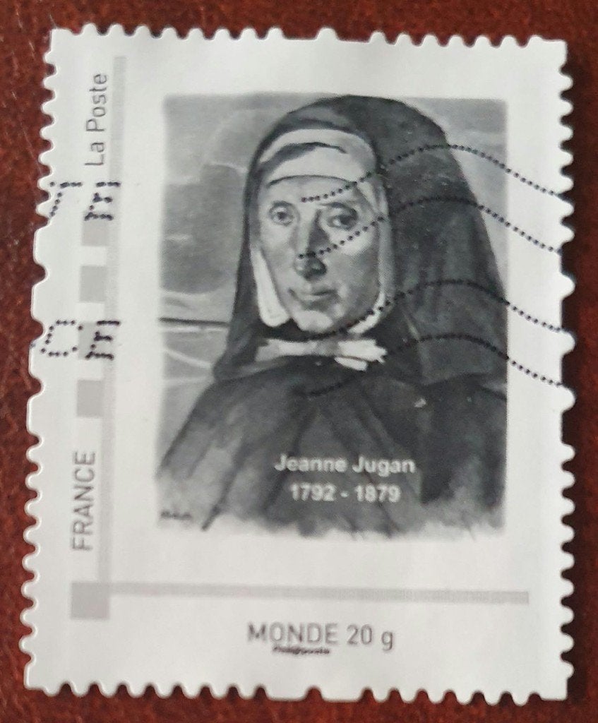 294-26 Frankrijk / Jeanne Jugan, Verzenden, Gestempeld