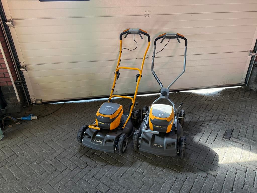 Accu set stiga, Tuin en Terras, Cirkelmaaier, ', Accu-grasmaaier, Nieuw