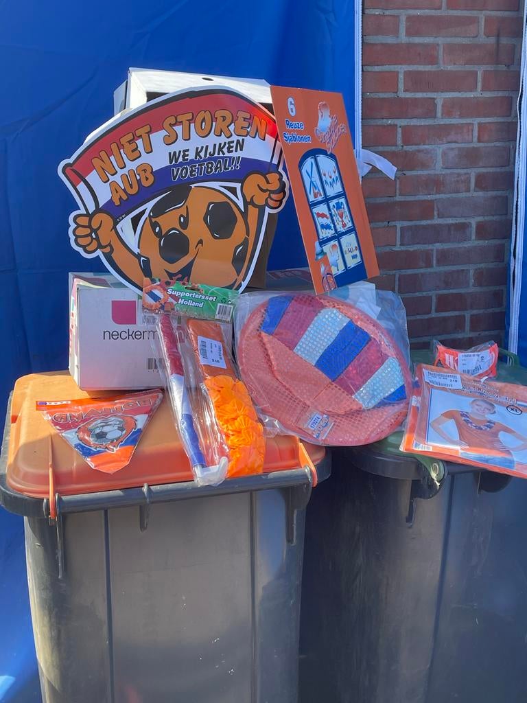 Partij Oranjepakket Dozen - 100% Winst Handel!, Ophalen of Verzenden, Nieuw, Feestartikel, Oranje of Koningsdag