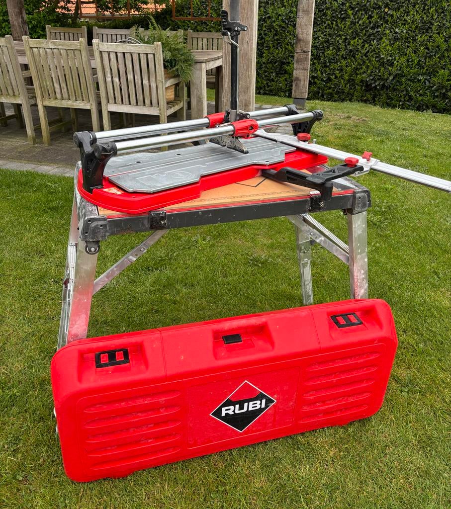 Rubi TX-710 MAX Tegelsnijder met Koffer, Doe-het-zelf en Verbouw, Gereedschap | Handgereedschap, Ophalen of Verzenden, Zo goed als nieuw