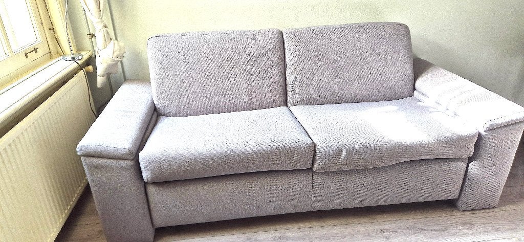Slaapbank opklapbed € 400,-, Ophalen, Tweepersoons, 140 cm, Zo goed als nieuw