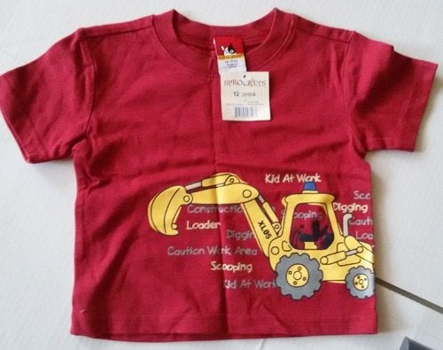 Rood Sprockets t-shirt maat 74 NIEUW (10661) a, Kinderen en Baby's, Sprockets, Nieuw, Ophalen of Verzenden, Jongetje