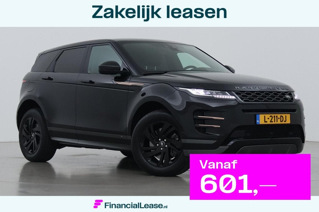 Land Rover Range Rover Evoque 1.5 P300e AWD R-Dynamic SE | A, 309 pk, 15 kWh, Zwart, Bedrijf