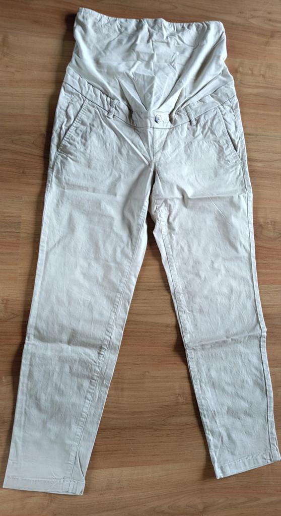 Zwangerschapsbroek beige maat 38, Beige, Ophalen of Verzenden, Gedragen, Broek of Spijkerbroek