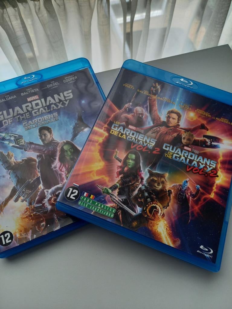 Guardiens of the Galaxy, deel 1 en 2 bluray., Cd's en Dvd's, Blu-ray, Ophalen, Zo goed als nieuw