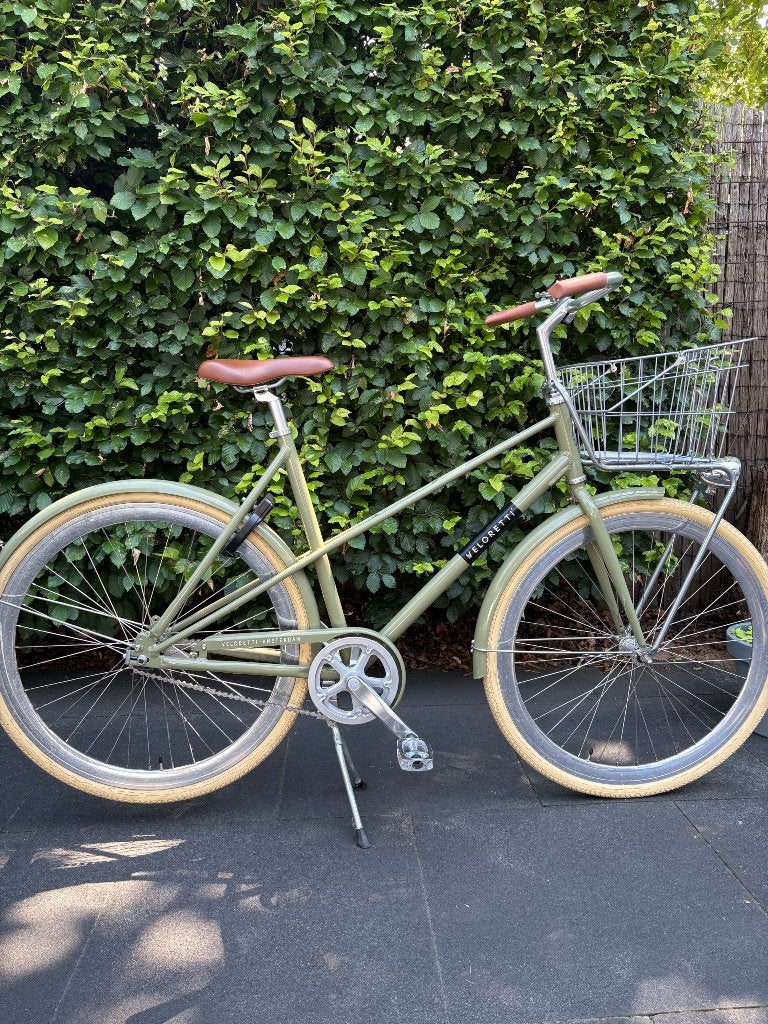 Veloretti caferacer 55 cm, Fietsen en Brommers, Fietsen | Dames | Damesfietsen, Terugtraprem, 53 tot 56 cm, Zo goed als nieuw