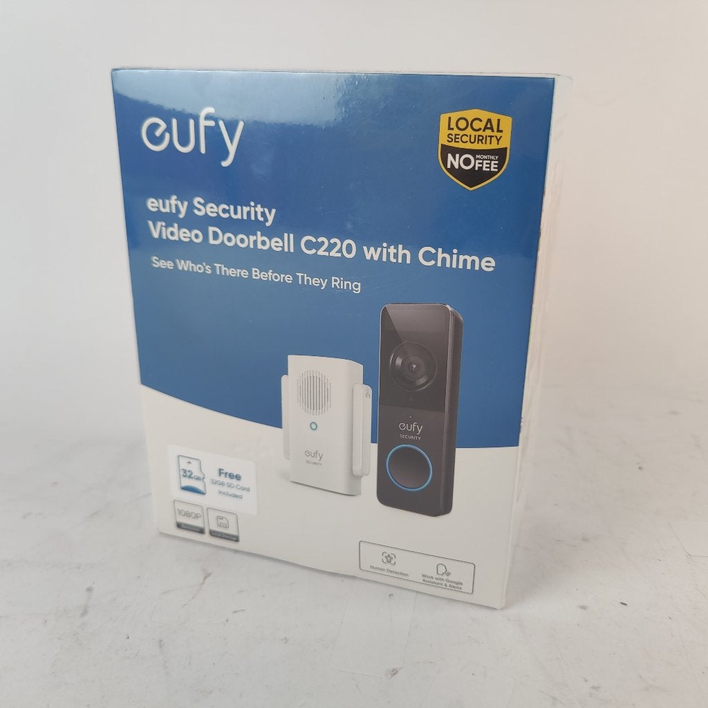 Eufy Video Deurbel C211/C220 met Chime nieuw, Nieuw, Ophalen of Verzenden, X, X