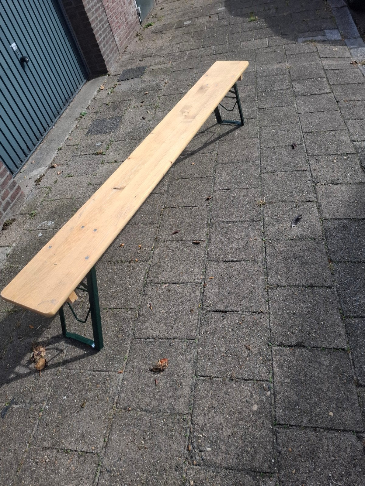 inklapbare bierbanken, Ophalen of Verzenden, Zo goed als nieuw, Hout