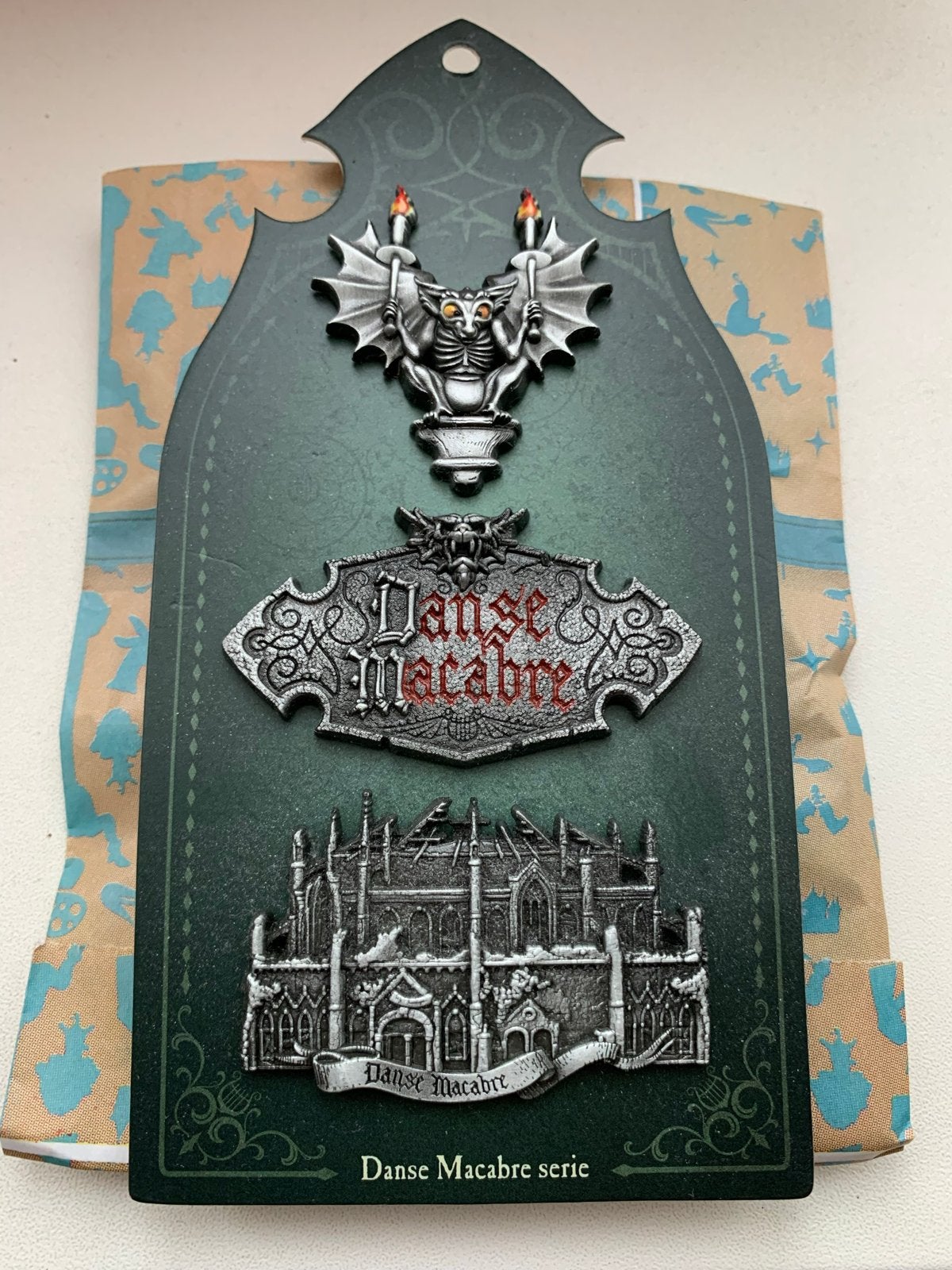 Efteling Danse Macabre serie pin set, Ophalen of Verzenden, Nieuw, Button of Speldje