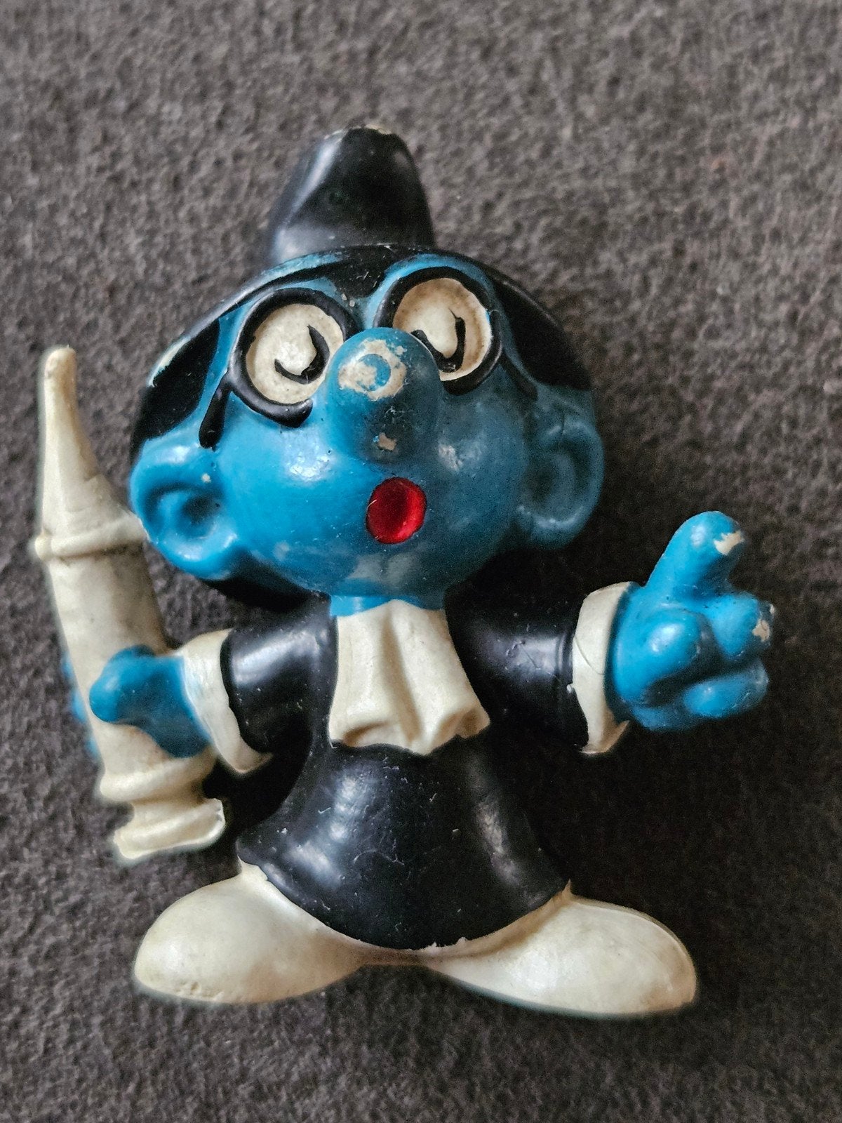 Vintage Kwakzalver Smurf - Bully W. Germany Peyo, Verzamelen, Ophalen of Verzenden, Gebruikt