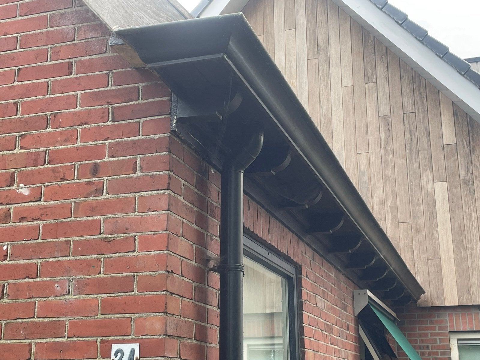 Dakgoot twee kanten - controle op lekkage en solderen, Doe-het-zelf en Verbouw, Buizen en Afvoer, Ophalen, Gebruikt, 6 meter of meer