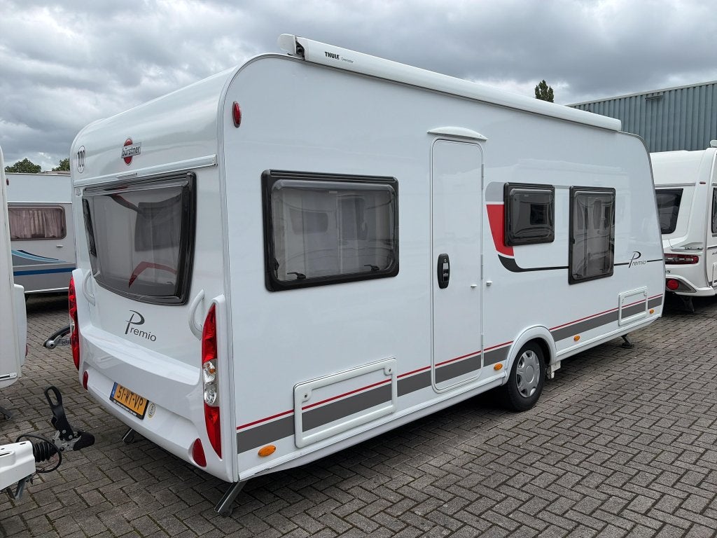Bürstner Premio 490 TS Mover/Luifel/Airco, Caravans en Kamperen, Standaardzit, Schokbreker, Bedrijf, Bürstner