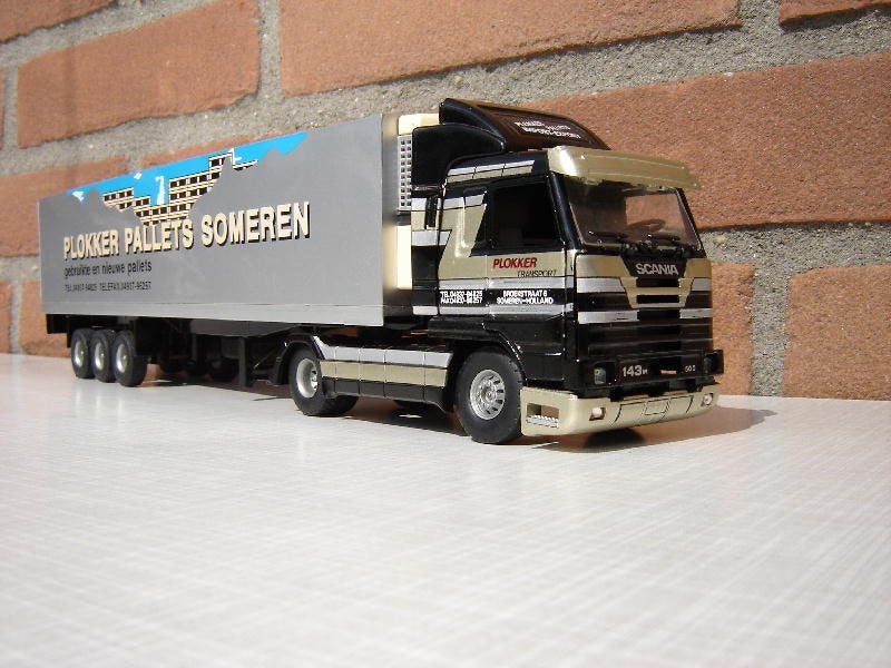 Tekno Scania 143 streamline van Plokker, Ophalen, Zo goed als nieuw, Bus of Vrachtwagen, Tekno