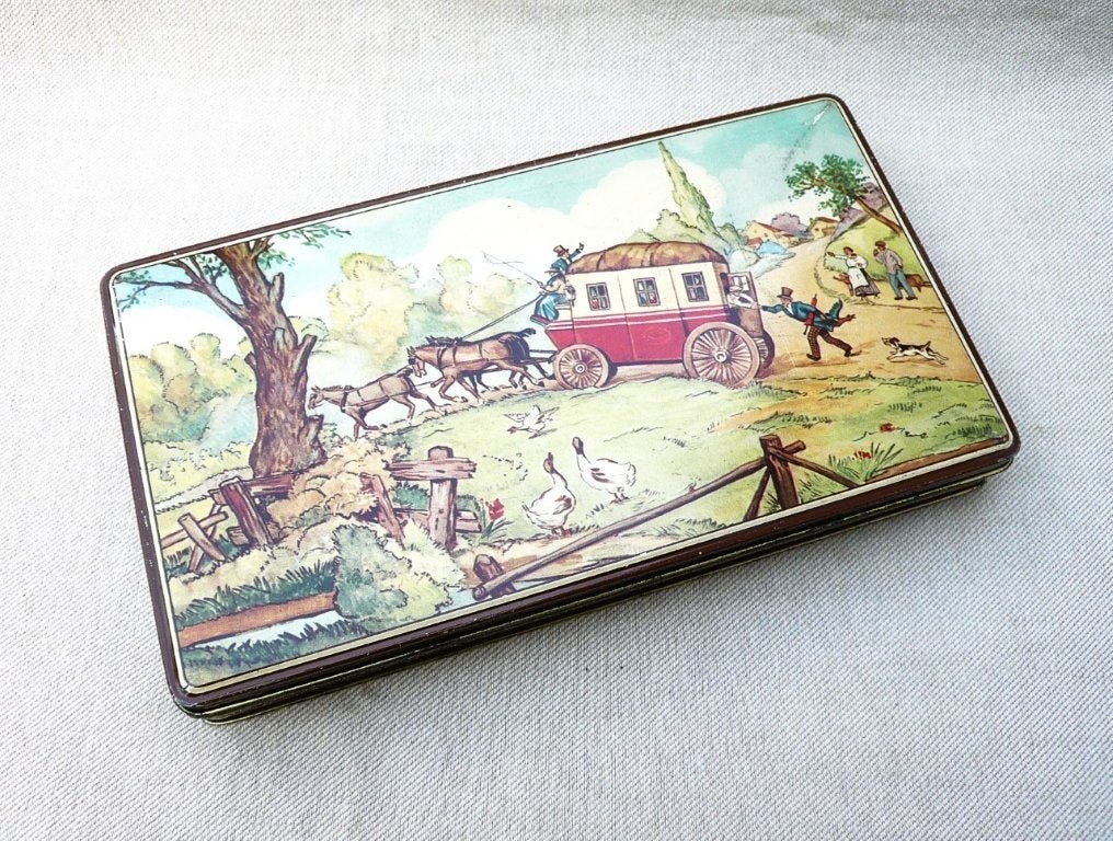 blik - leeg! Kwatta Bois d' Haine België cacao & chocolat., Verzamelen, Ophalen of Verzenden, Gebruikt, Overige