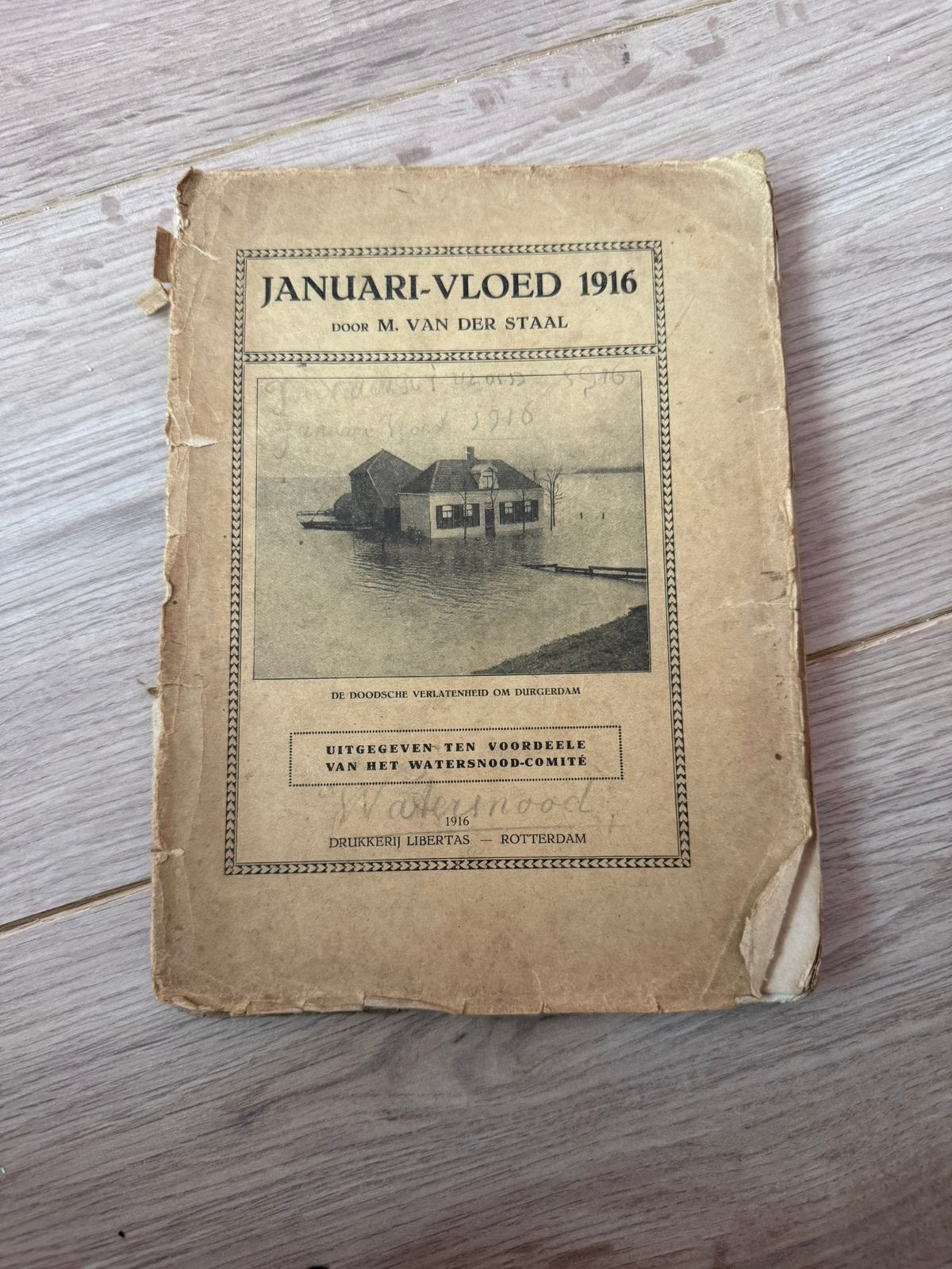 Januari-Vloed 1916 - door M. van der Staal, Ophalen of Verzenden