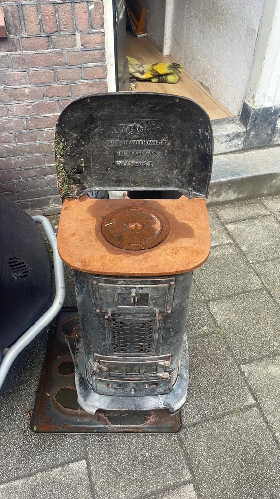 Potkachel Jaarsma, Huis en Inrichting, Ophalen of Verzenden, Zo goed als nieuw, Hout, Houtkachel