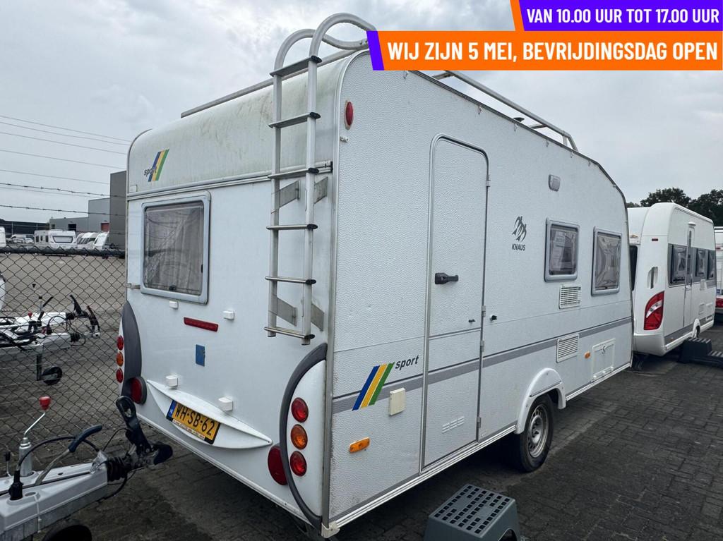KNAUS SPORT W04420, DWARSBED, TREINZIT, VOORTENT, Serviceluik, Bedrijf, 750 - 1000 kg, 6 tot 7 meter