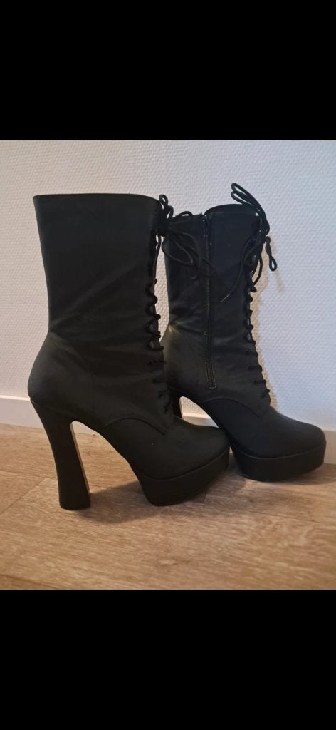 Gave laarzen Pleaser maat 42 Nieuw, Kleding | Dames, Schoenen, Hoge laarzen, Verzenden, Zwart, Nieuw