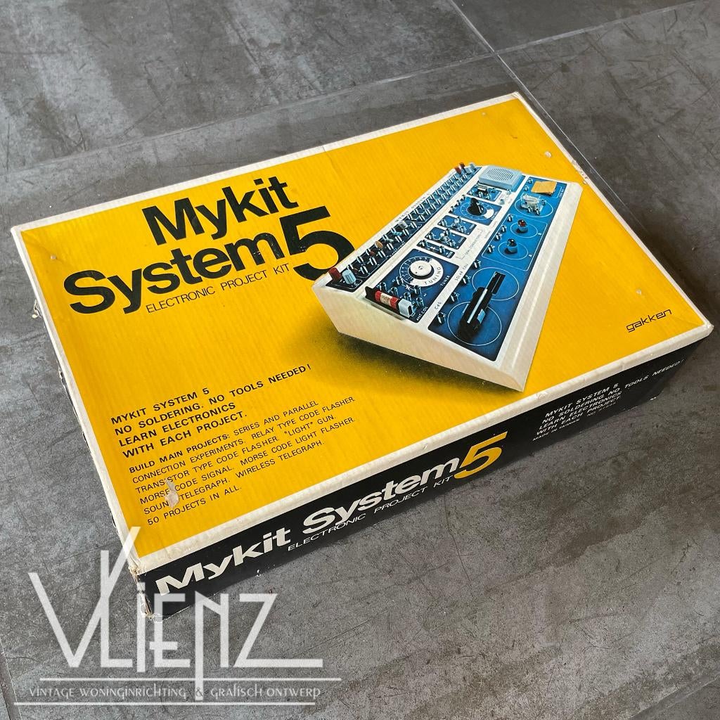 Vintage Mykit System5 Electronic Project Kit techniek, Hobby en Vrije tijd, Elektronica-componenten, Gebruikt, Ophalen of Verzenden