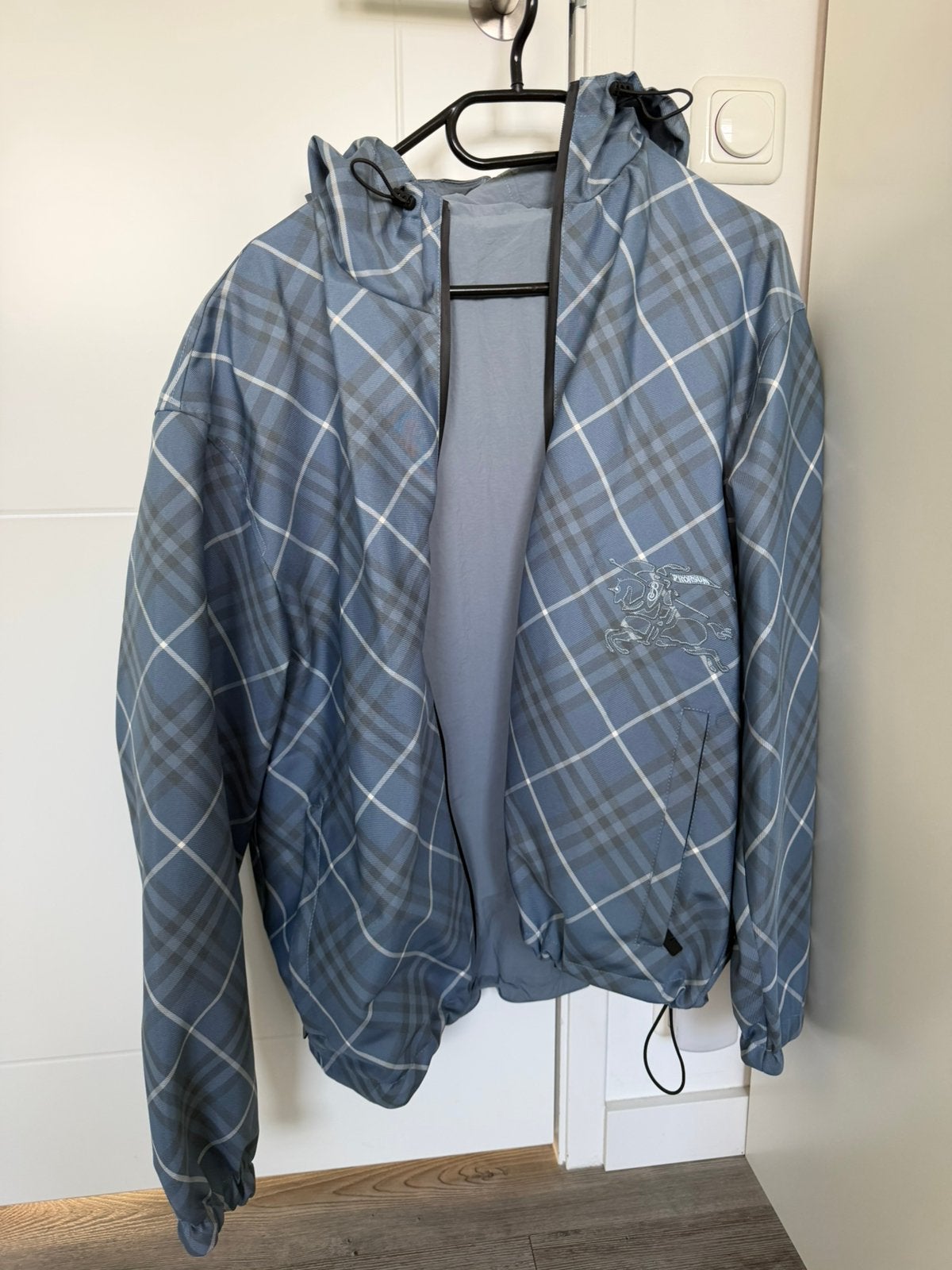 Burberry Reversible Jas, Ophalen of Verzenden, Zo goed als nieuw, Maat 52/54 (L), Blauw