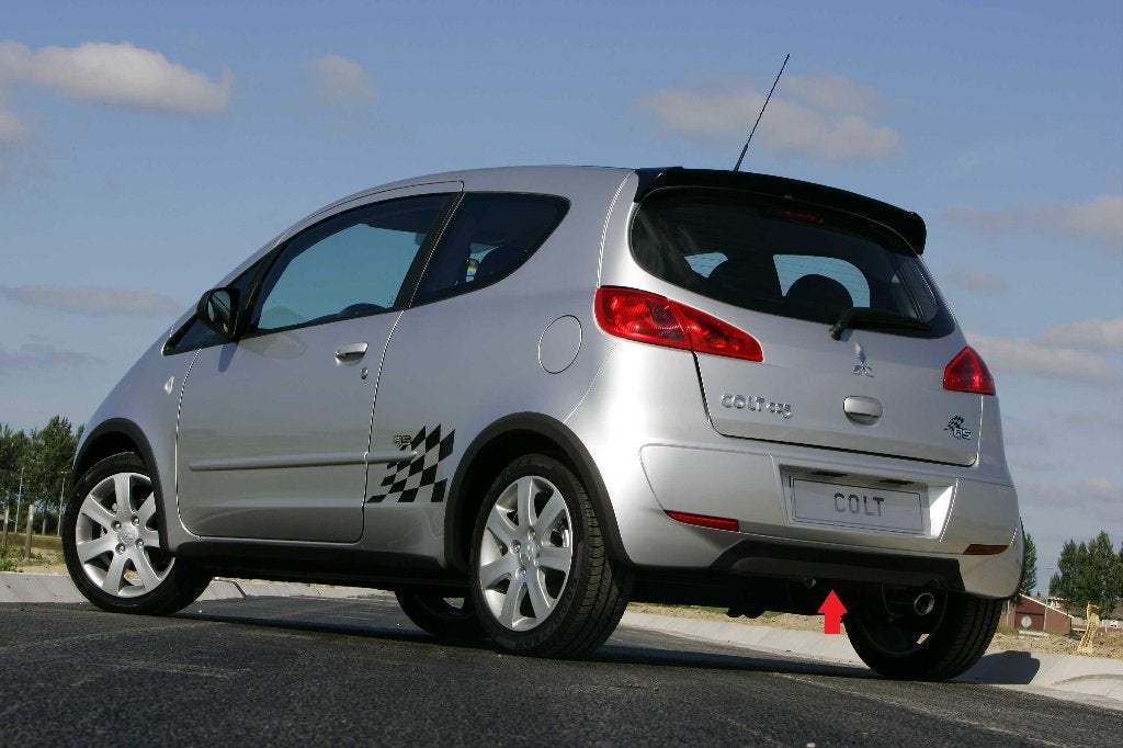 Achtermask Mitsubishi Colt 3-deurs vanaf 2005, Auto diversen, Auto-accessoires, Nieuw, Ophalen of Verzenden