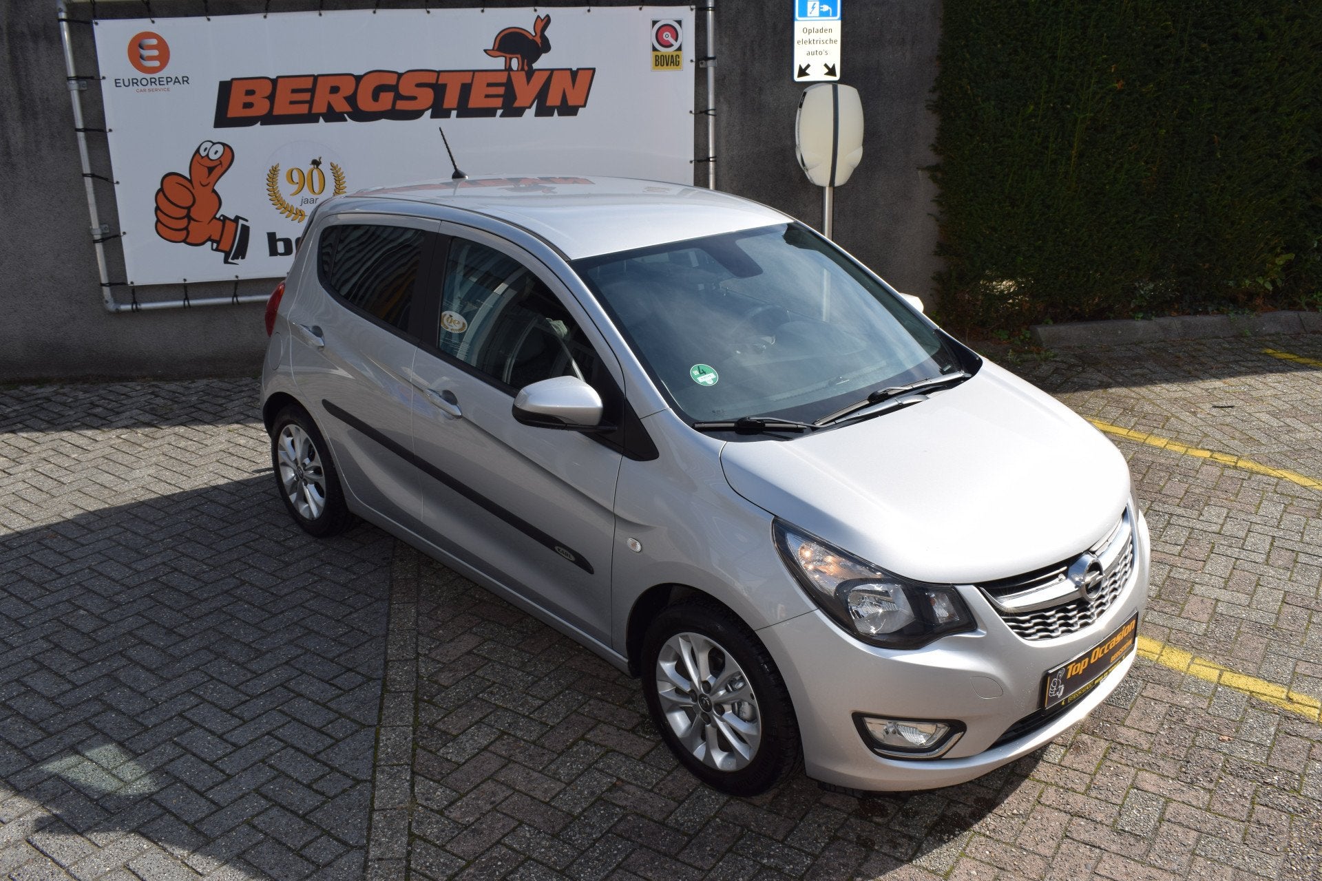 Opel KARL 1.0 ecoFLEX Innovation (bj 2019), Gebruikt, Euro 6, Leder en Stof, Origineel Nederlands