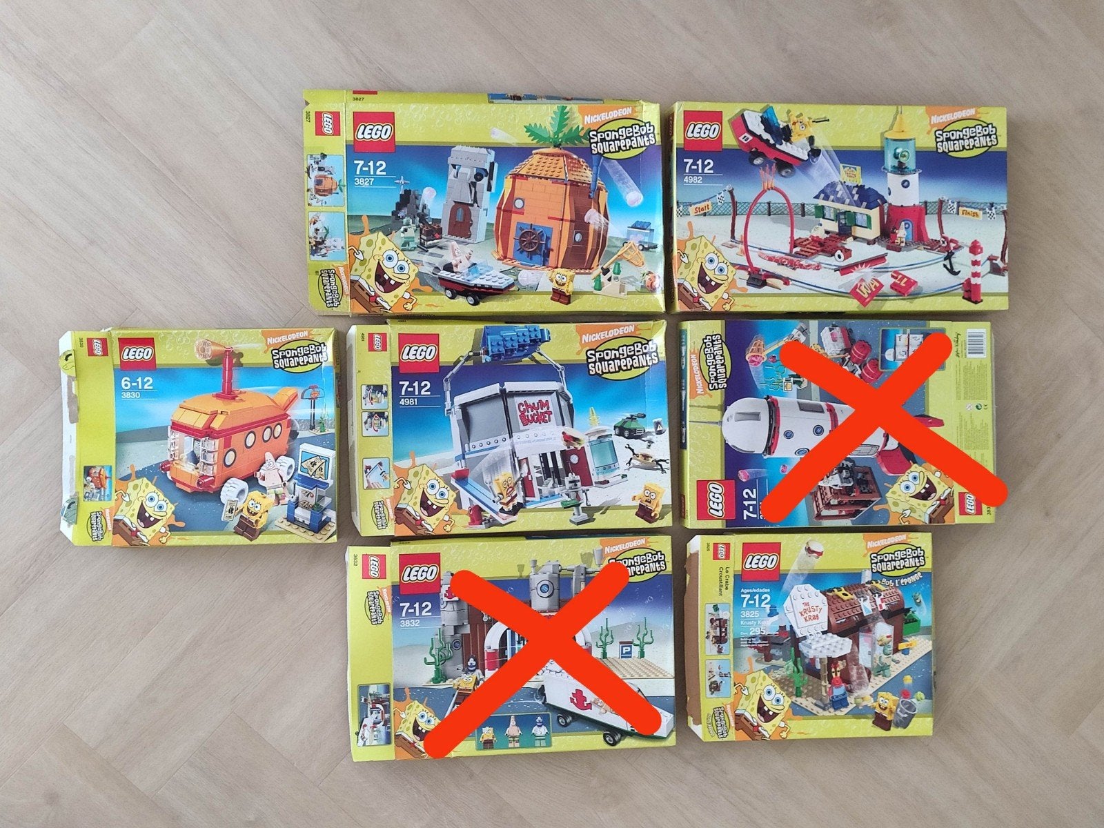 Lego SpongeBob SquarePants - meerdere sets - ZGAN, Ophalen of Verzenden, Zo goed als nieuw