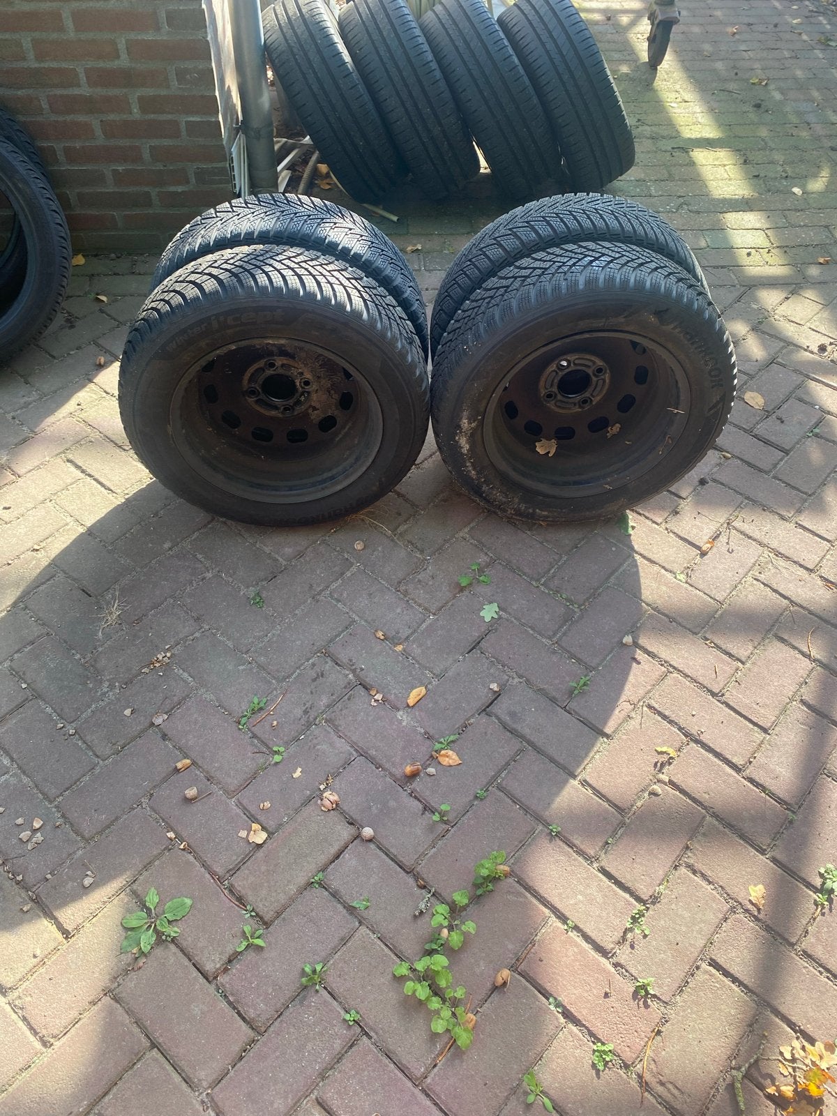 Ford Fiesta MK7 2010 Banden en Velgen 175/65 R14, Auto-onderdelen, Ophalen, 14 inch, Gebruikt, 175 mm