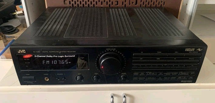 JVC RX-508V Digital Surround System Receiver, JVC, Ophalen of Verzenden, 120 watt of meer, Gebruikt
