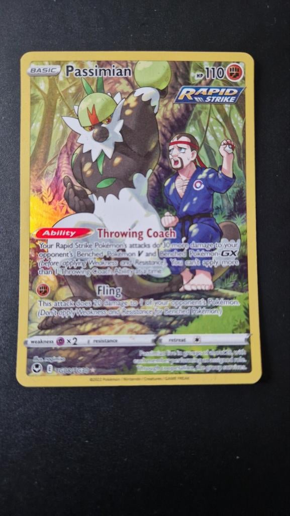 Passimian TG08/TG30 Silver Tempest Pokemon, Ophalen of Verzenden, Zo goed als nieuw, Losse kaart