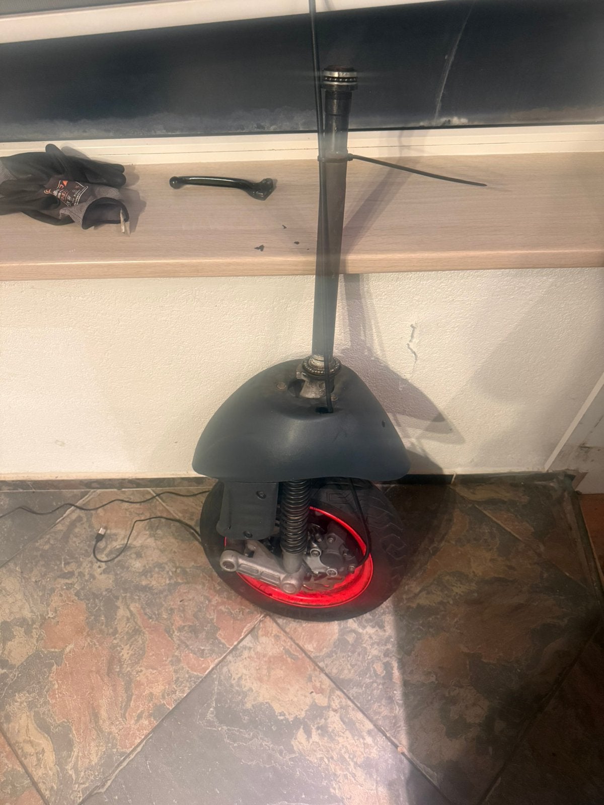 Originele SP voorvork compleet Zip-velg en Polini, Ophalen of Verzenden, Zo goed als nieuw, Overige typen, Piaggio