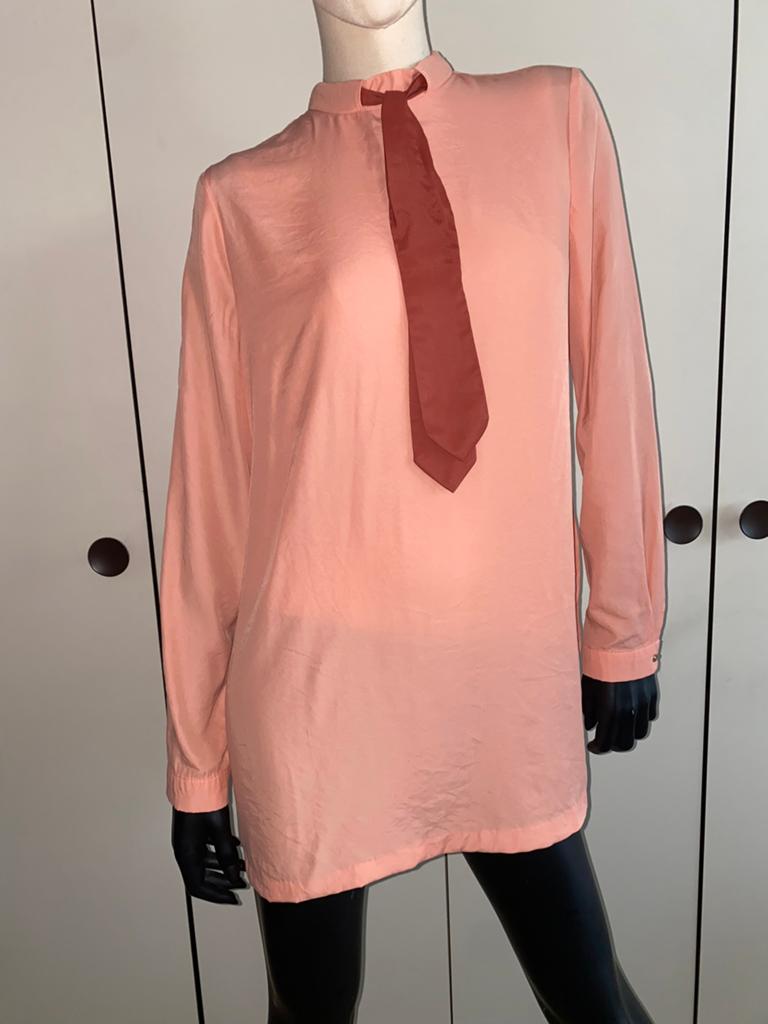 SADOO Tuniek Blouse Roze met Strik - Maat M nieuw, Ophalen of Verzenden, Nieuw, Maat 38/40 (M), Overige kleuren