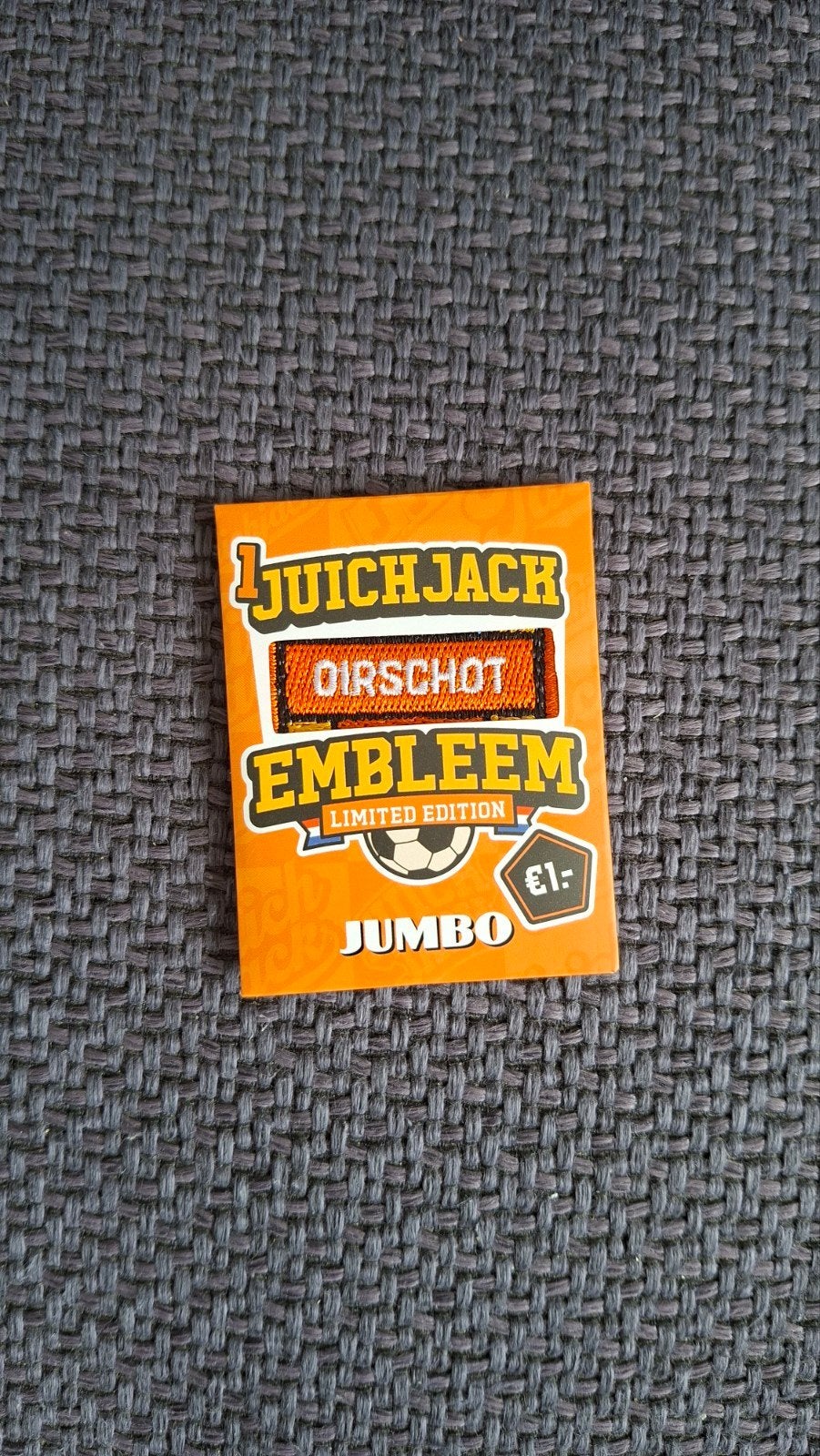 Jumbo Juichjack Embleem Oirschot Limited Edition, Ophalen of Verzenden